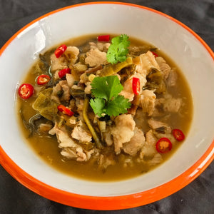 Pickled Chinese cabbage sauce with rattan pepper